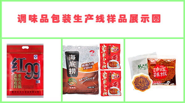 袋裝調(diào)味品包裝機(jī)-調(diào)味品包裝生產(chǎn)線(xiàn)樣品圖展示