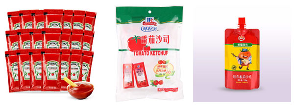 自動番茄醬包裝機(jī)樣品